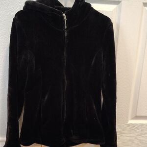 32 Degrees Women's Black Teddy Jacket